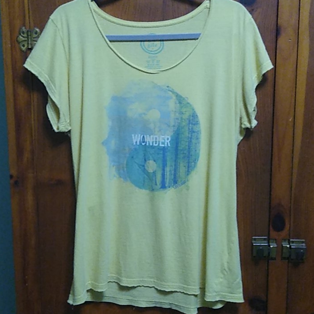 Life is Good fitted t-shirt, women's XL